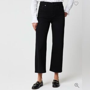SOLD~ J Crew High Rise Wide Leg Jeans Size 28 Black